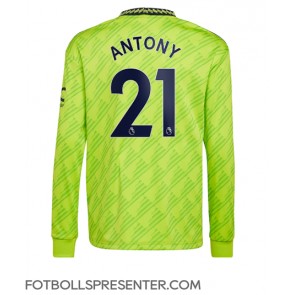 Manchester United Antony #21 Tredje Matchtröja 2022-23 Långärmad